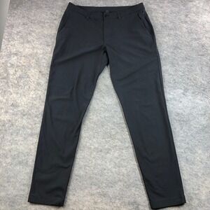 Lululemon ABC Mens 34 Black Technical Slim Fit Golf Casual Pants